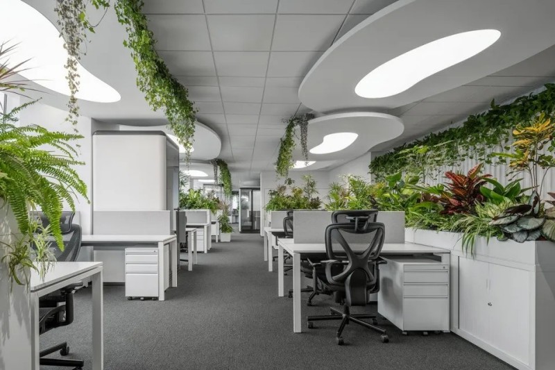 現代花園式律師事務所辦公室設計【1200